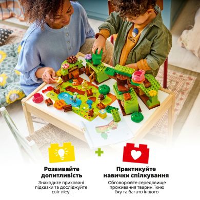 Конструктор Лес открытий с дикими животными Lego DUPLO Town 10480