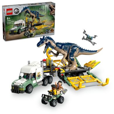 Конструктор Місії динозаврів: Вантажівка для перевезення алозавра LEGO Jurassic World 76966