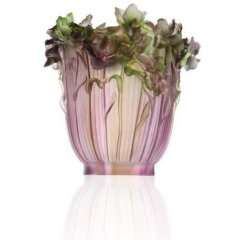 Хрустальная ваза Iris, фиолетовая, h.26 см CRISTAL DE PARIS 4070/P, 26