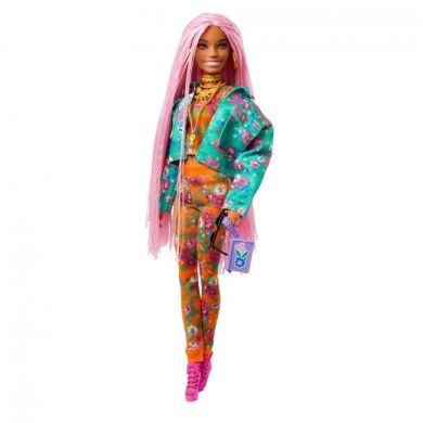 Кукла Barbie Барби Экстра с розовыми дредами GXF09
