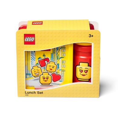 Набір Iconic Girl пляшка і ланчбокс Lego Room 40581725
