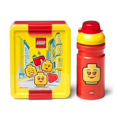 Набір Iconic Girl пляшка і ланчбокс Lego Room 40581725