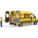 Набор игрушечный автомобиль Mercedes Benz Sprinter курьер DHL с фигуркой Bruder 02671