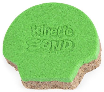 Набір кінетичного піску для дитячої творчості Kinetic Sand Ракушка Зелена 71482G