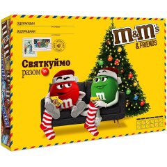 Набір M&M's&Friends M Бандероль 2023 190 г M&M S 4823053701023