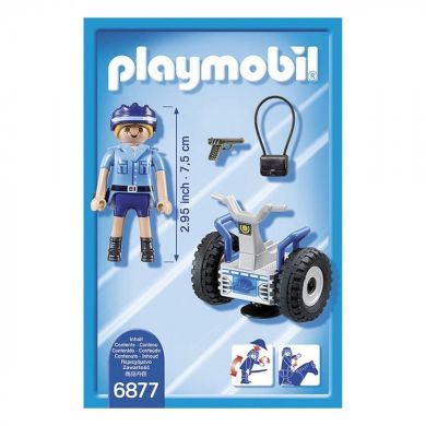 Ігровий набір Playmobil City Action Поліцейський на сігвеї 6877