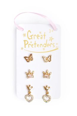 Набір сережки-гвоздики, 3шт Great Pretenders 90607