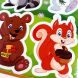 Наліпки Ranok Creative для дитячої кімнати Лісові звірі 350308