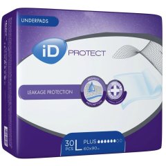 Пелюшки гігієнічні iD Protect Consumer Plus 60x90, 30 шт 762901920