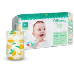 Подгузники Offspring&reg; размер M, 6-10 кг, 42 шт, Апельсин DP-OI-FAT-M42P-TGYORN, M, 42