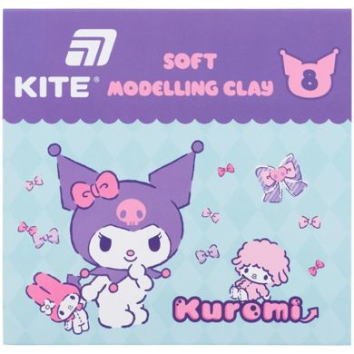 Пластилін восковий, 8 кольорів, 160 г. Hello Kitty Kite HK24-082