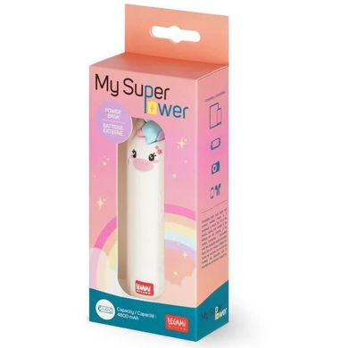 Повербанк My Super Power 4800 мАч Единорог Legami POW0026