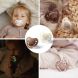 Пустышка анатомическая силиконовая 18 мес.+ белая коричневая BabyOno 1670/03