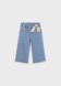 Штани для дівчинки джинсові із поясом 4J, р.74 Блакитний Mayoral 1546