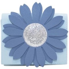 Сумка через плечо Flora, голубая Yuko B YB-100-103