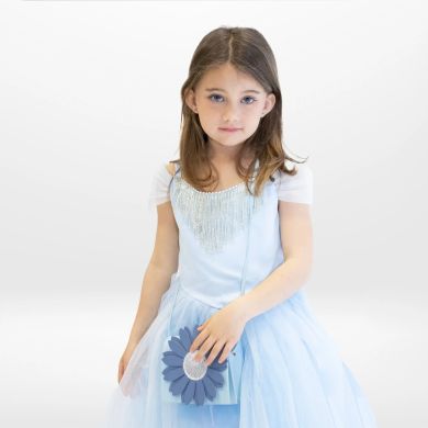 Сумка через плечо Flora, голубая Yuko B YB-100-103