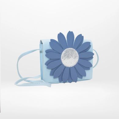 Сумка через плечо Flora, голубая Yuko B YB-100-103