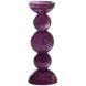 Подсвечник &Oslash;9,5x15,5 см ITINGA, стекло BUBBLE, фиолетовый Light&Living 6073887