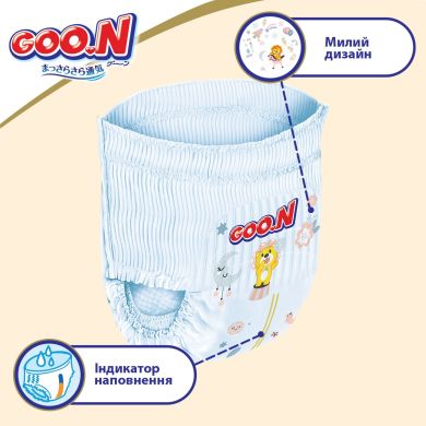 Трусики-підгузки японські GOO.N Premium Soft для дітей 7-12 кг (розмір 3(M), унісекс, 50 шт) Goo.N Premium Soft 863227 4902011862270