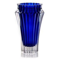 Ваза CROWN JEWEL синяя 25,8*15,8 см, хрусталь Roga&scaron;ka 132443