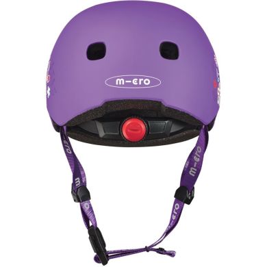 Защитный шлем MICRO фиолетовый с цветами (52-56 cm, M) AC2138BX