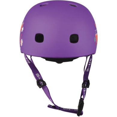 Защитный шлем MICRO фиолетовый с цветами (52-56 cm, M) AC2138BX