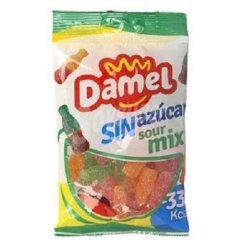 Желейні цукерки Damel Кислинки 100 г Sour mix 63138