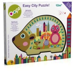 Деревянный 3D-пазл OOPS City 16008.20