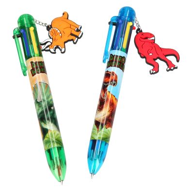 Автоматична ручка Dino World з 6 різними кольорами 45146