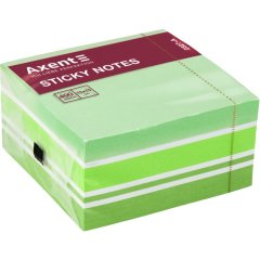 Блок паперу з клейким шаром Axent, 75x75 мм, 400 аркушів, пастельні кольори 2327-71-A