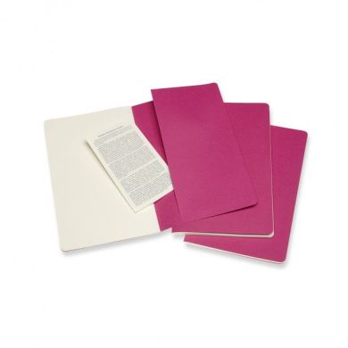 Блокнот Moleskine Cahier Середній 80 сторінок неліновані Кінетичний Рожевий 13х21 см CH018D17
