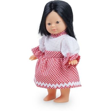 Лялька Діти Світу: Пупс дівчинка з одягом азіатка 18 см The Doll Factory Kids of a world 01.63008