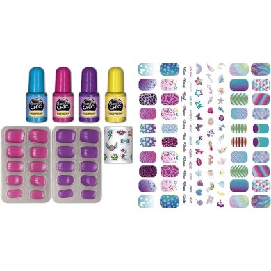 Детский набор для маникюра Clementoni Shiny Nails, серия Crazy Chic 18689