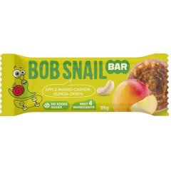 Фруктово-ореховый батончик Bob Snail Яблоко-Манго-Кешью-Криспы Киноа 35 г 4820287102572