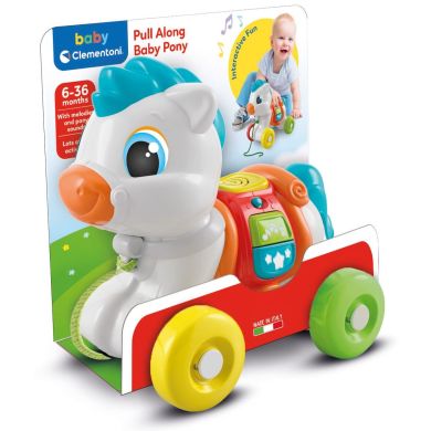 Игрушка-каталка музыкальная Clementoni Pull Along Baby Pony Clementoni 17812