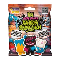 Игрушка-сквиш TIKI WIKI ТИКИЕ ХАЙПЫЕ МИШКИ (в диспл.) SQ027