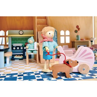 Игрушка из дерева Детская кроватка Коляска Стул Tender Leaf Toys TL8156
