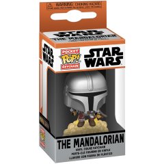 Игровая фигурка на клипсе FUNKO POP! cерии МАНДАЛОРЕЦ С БЛАСТЕРОМ Funko 53046