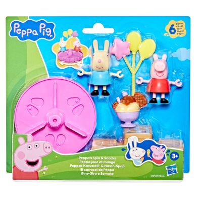 Ігровий набір PEPPA FIGURINES серії Моменти з Пеппою КАРУСЕЛЬ І ЛАСОЩІ G1873