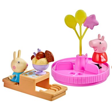 Ігровий набір PEPPA FIGURINES серії Моменти з Пеппою КАРУСЕЛЬ І ЛАСОЩІ G1873