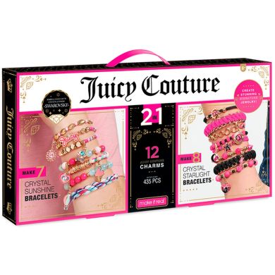 Juicy Couture: Мега-набір для створення шарм-браслетів з кристалами Swarovski «Кришталеве сяйво» Make it Real Make it Real MR4480