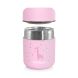 Термос пищевой розовый Silky Food Thermos Mini Pink 280 мл Miniland 89245, Розовый