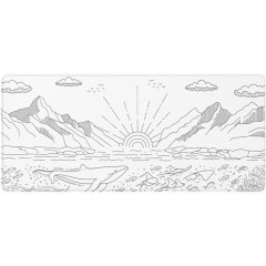 Коврик для мыши DARK PROJECT Terra Nostra 0 XL Белый DPMP_NOSTRA_WHITE_XL