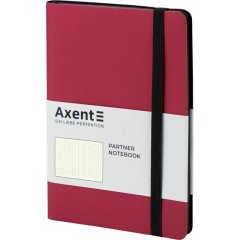 Книга записна Partner Soft, 125x195, 96 аркушів, крапка, червона Axent 8310-05-A