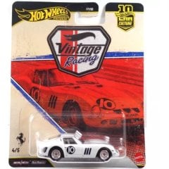Коллекционная модель машинки Ferrari 250 GTO серии Car Culture Hot Wheels 7 см JKF25