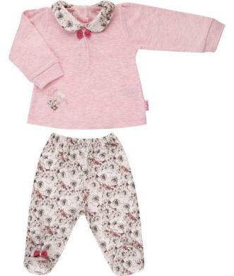 Комплект дитячий Babydola 0/1 Джемпер та брюки рожевий 11199