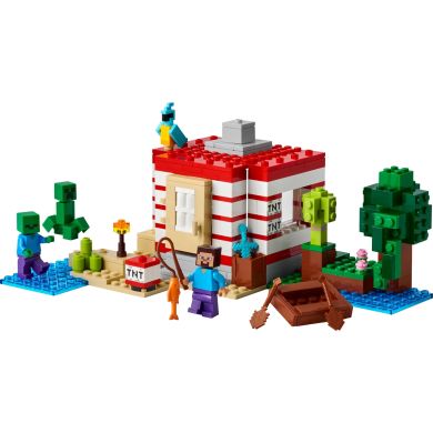 Конструктор Дом по взрывчатке в джунглях LEGO Minecraft 21275