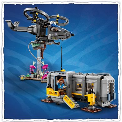 Конструктор Горы Аллилуйя: 26-й участок и грузовой конвертоплан «Самсон» 887 деталей LEGO Avatar 75573