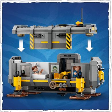 Конструктор Горы Аллилуйя: 26-й участок и грузовой конвертоплан «Самсон» 887 деталей LEGO Avatar 75573