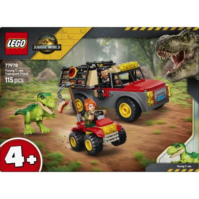 Конструктор Грузовик для перевозки молодого тираннозавра Lego Jurassic World 115 дет. 77978